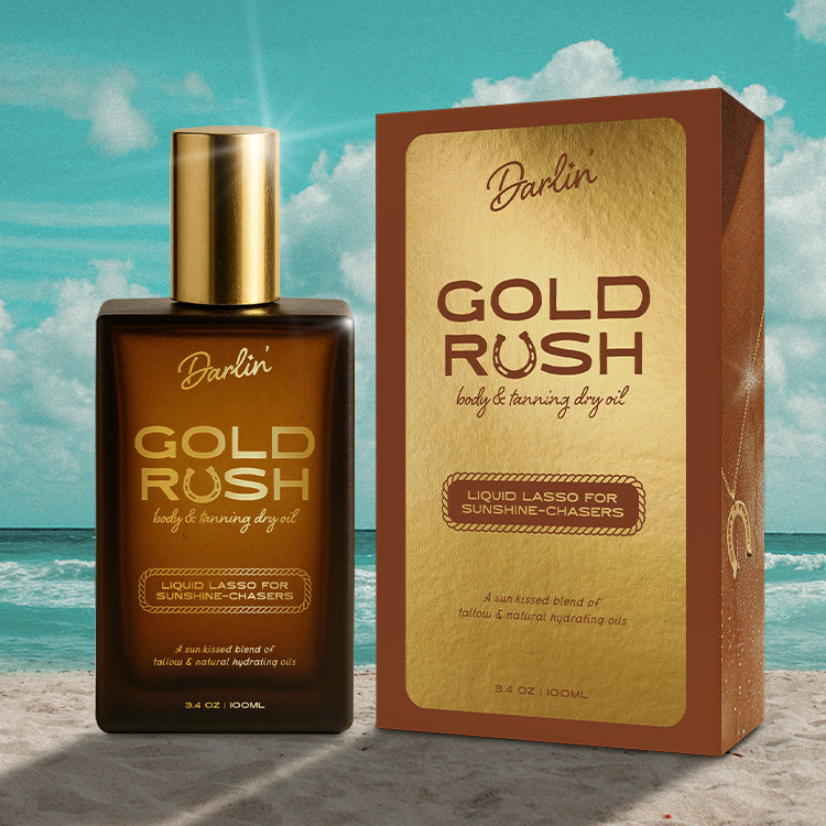 GOLD RUSH Dry Body + Tanning Oil