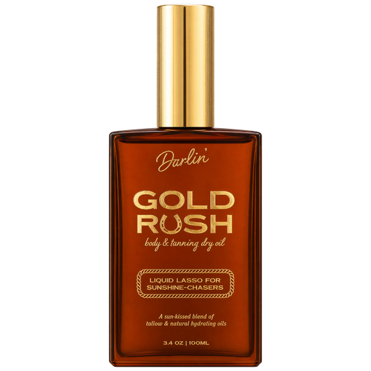 GOLD RUSH Dry Body + Tanning Oil